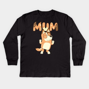 MUM DANCE DAY Kids Long Sleeve T-Shirt